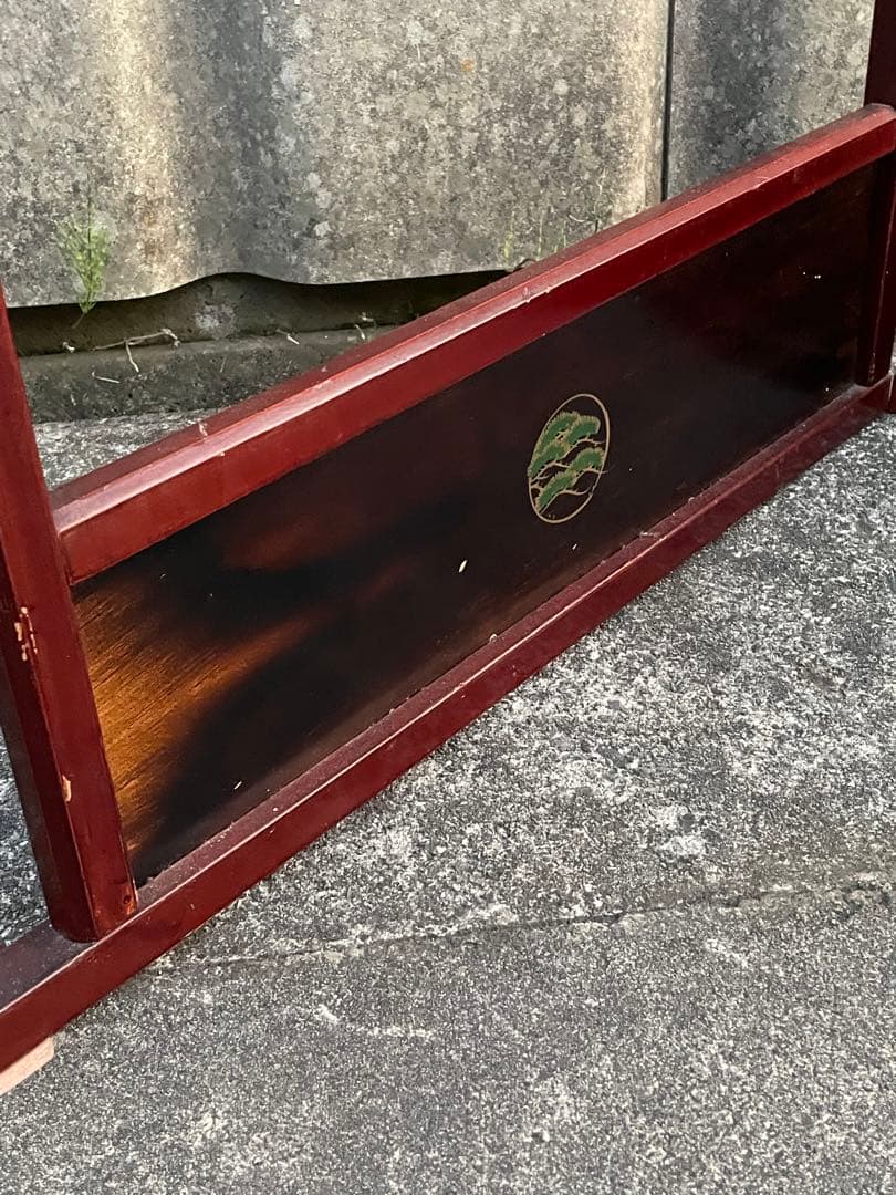 稀少/古道具/当時物/無垢材/木製/衣紋掛け/衣桁/着物掛け/24