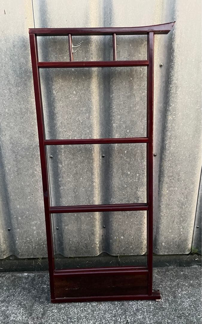 稀少/古道具/当時物/無垢材/木製/衣紋掛け/衣桁/着物掛け/24