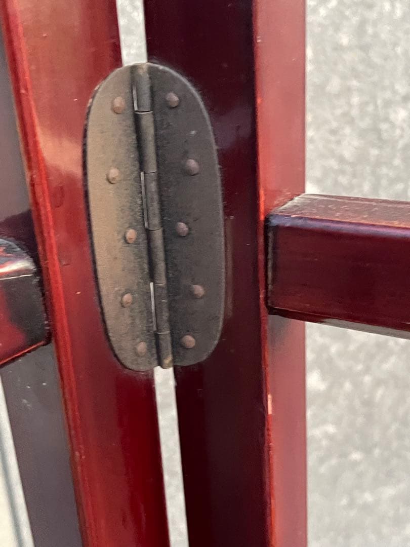 稀少/古道具/当時物/無垢材/木製/衣紋掛け/衣桁/着物掛け/24