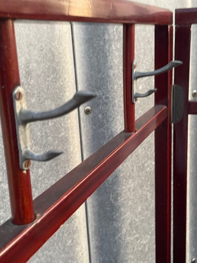 稀少/古道具/当時物/無垢材/木製/衣紋掛け/衣桁/着物掛け/24