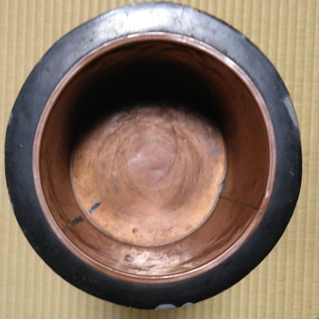 花器　小原流　いけばな　天然　孟宗竹　切根付　二重　生花　存在感　立派　和　日本