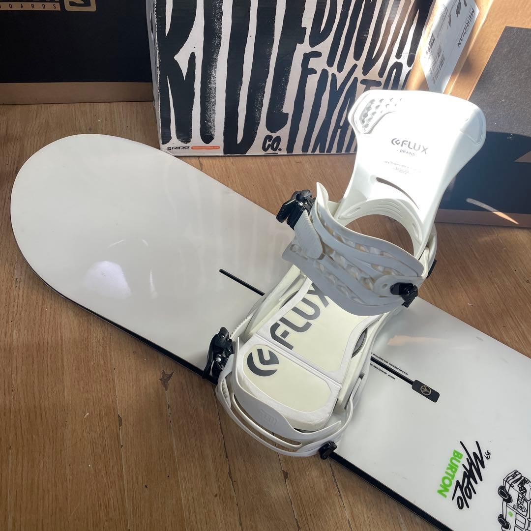 BURTON×FLUX　バートン　スノーボード　フラックス　バインディング付