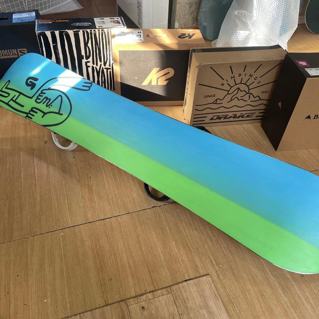 BURTON×FLUX　バートン　スノーボード　フラックス　バインディング付
