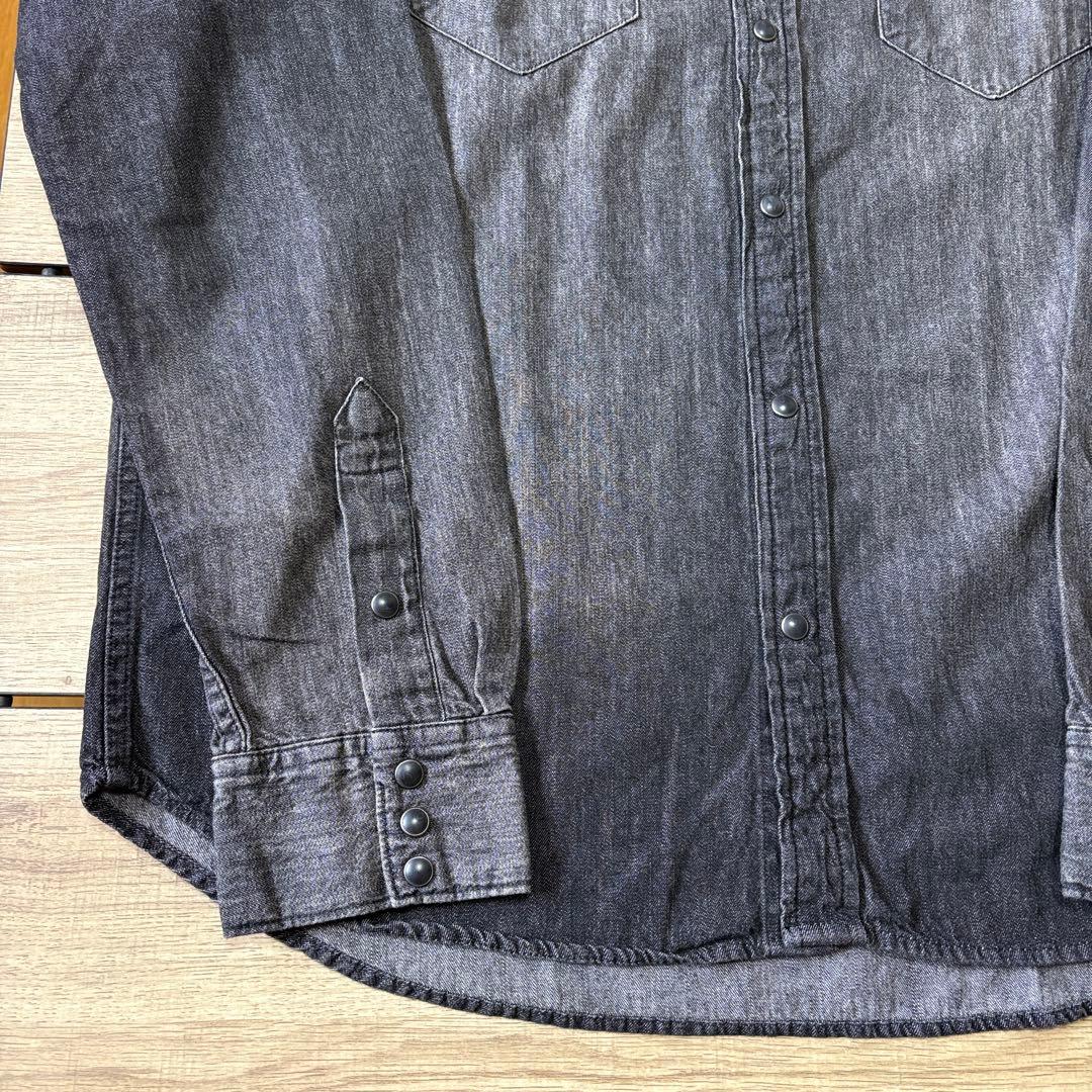 デニム&サプライ ラルフローレン デニムシャツ ブラック 新品 タグ付 L 希少