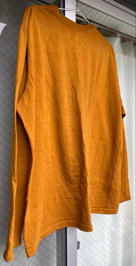 【美品】brownby2tacs ロングTシャツ　マスタード