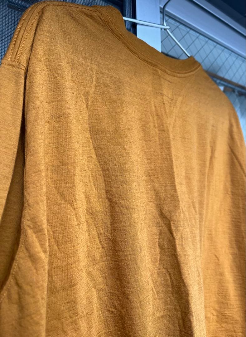 【美品】brownby2tacs ロングTシャツ　マスタード