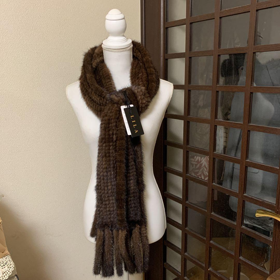 ネコ丸❗️お値下ビックリプライス❗️【新品未使用品】ミンクショール（タグ付き）