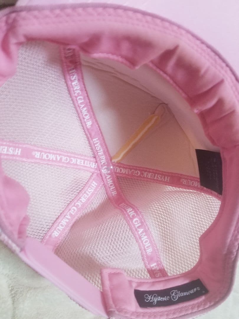 ヒステリックグラマー メッシュキャップ ピンク スタッズ(正規品)