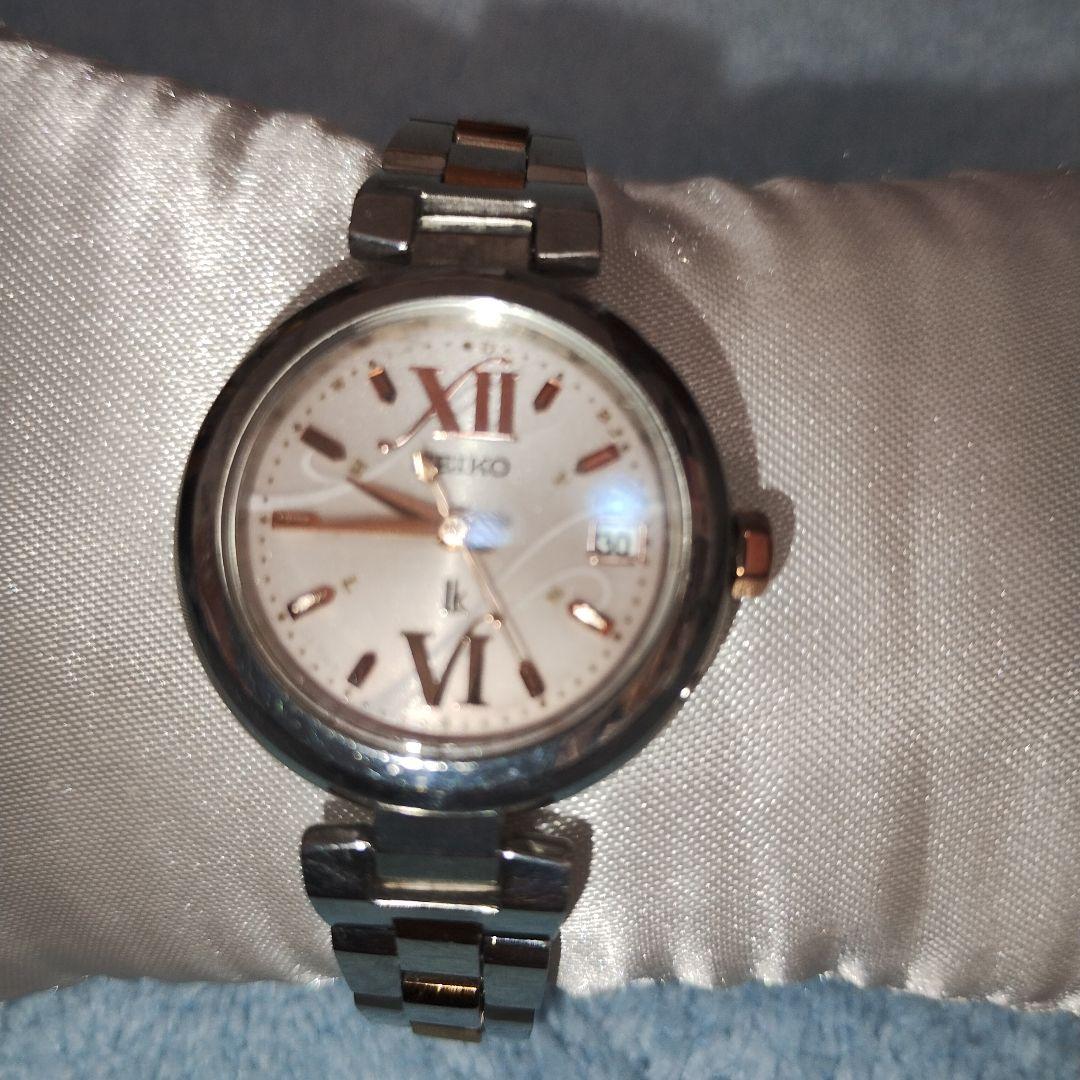 未使用！ピカピカ！セイコールキア電波ソーラーSEIKOLUKIA定価52500円