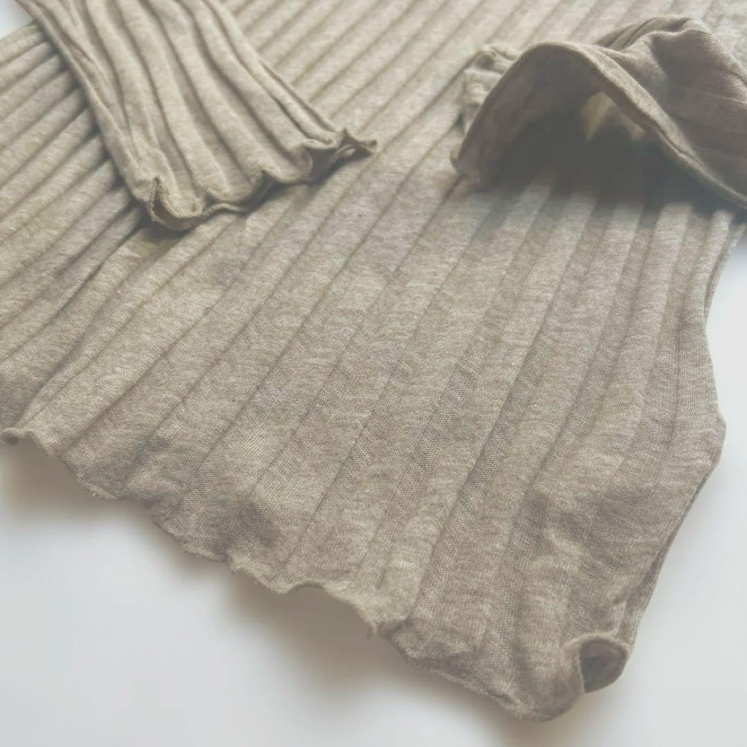 PRISTINE ヤクコットン チューブテレコ 長袖プルオーバー