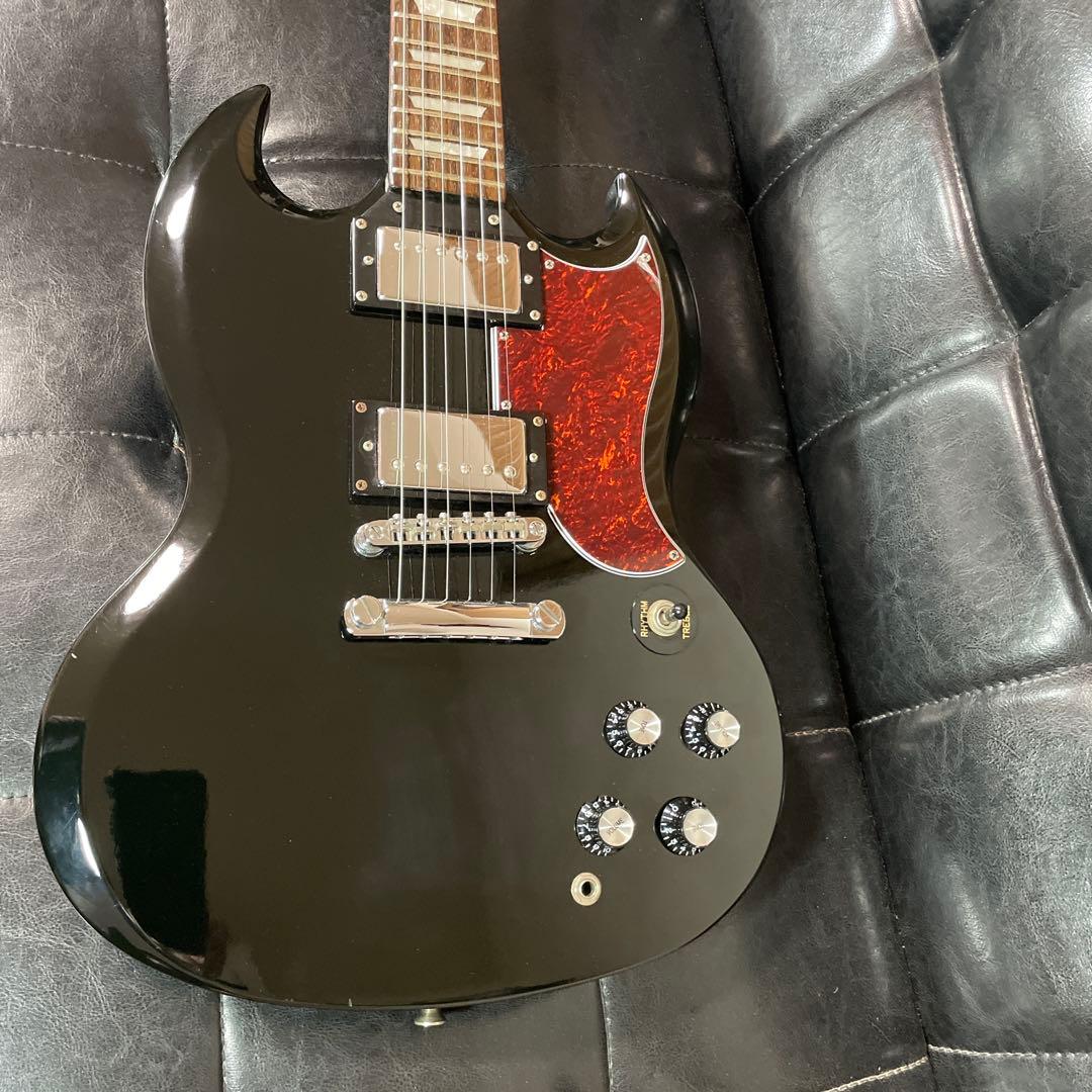 Epiphone SG 鼈甲 BLACK GROVER PEGグローバー