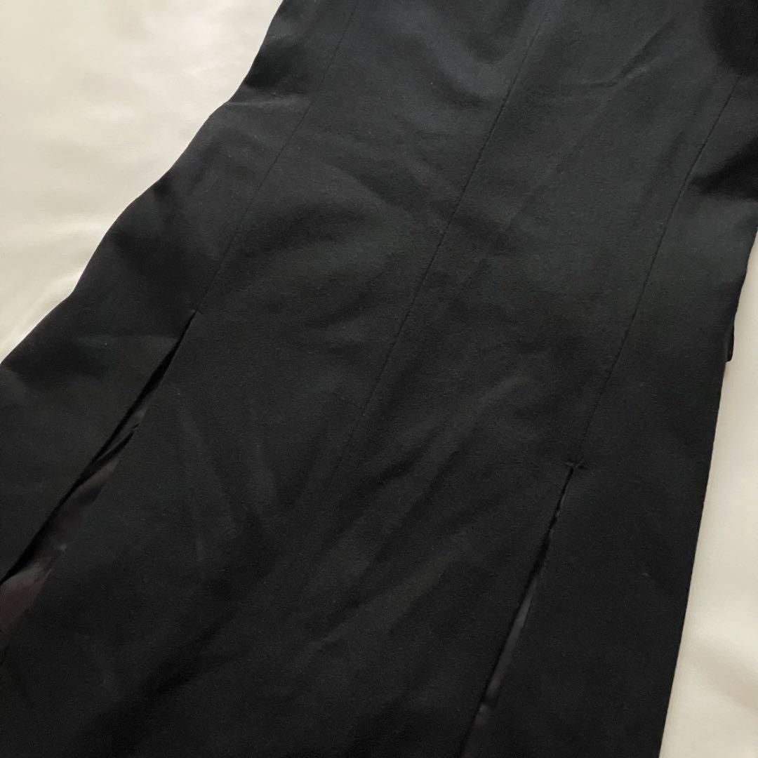 SHAREEF シャリーフ ロングチェスターコート ブラック サイズ1