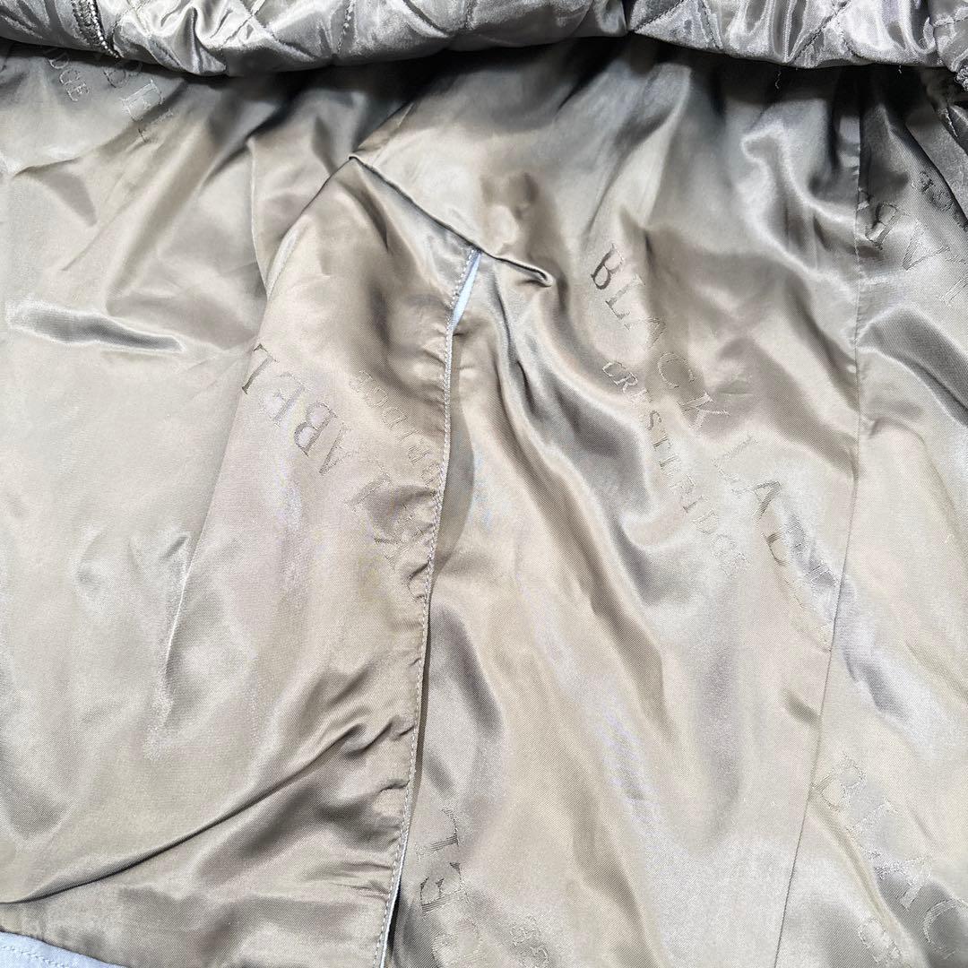 ブラックレーベルクレストブリッジ トレンチコート キルティングライナー 中綿 L