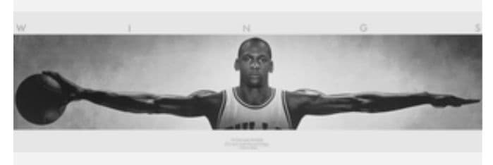 未開封 Michael Jordan Wings Giant Poster