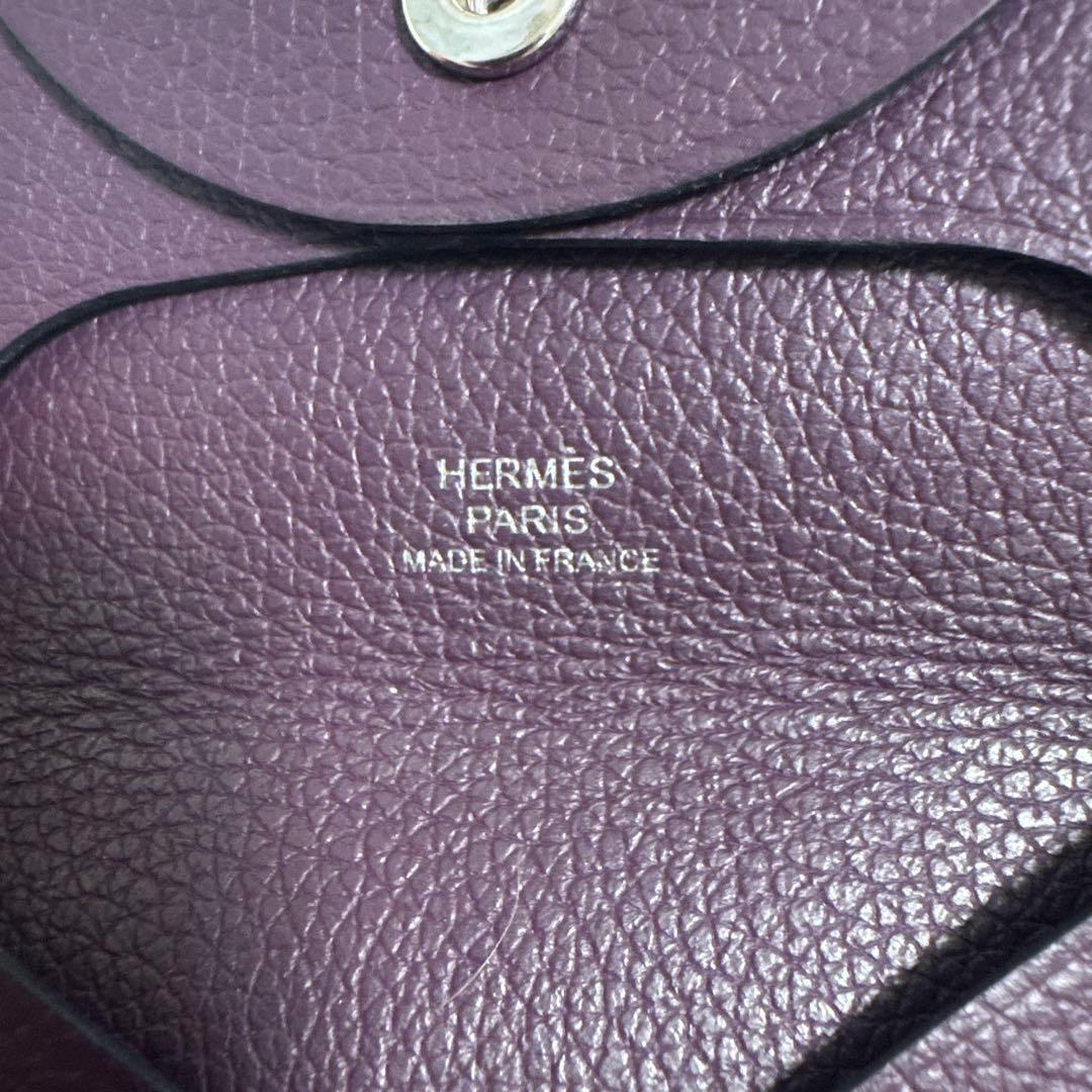 HERMÈS パープルレザー ケース