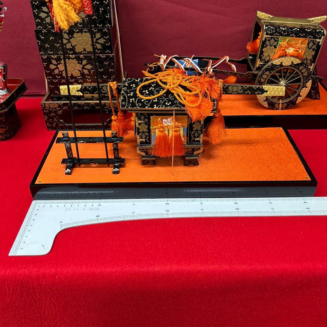 【326】まこちゃん様ひな祭り＊45号９品雛道具木製