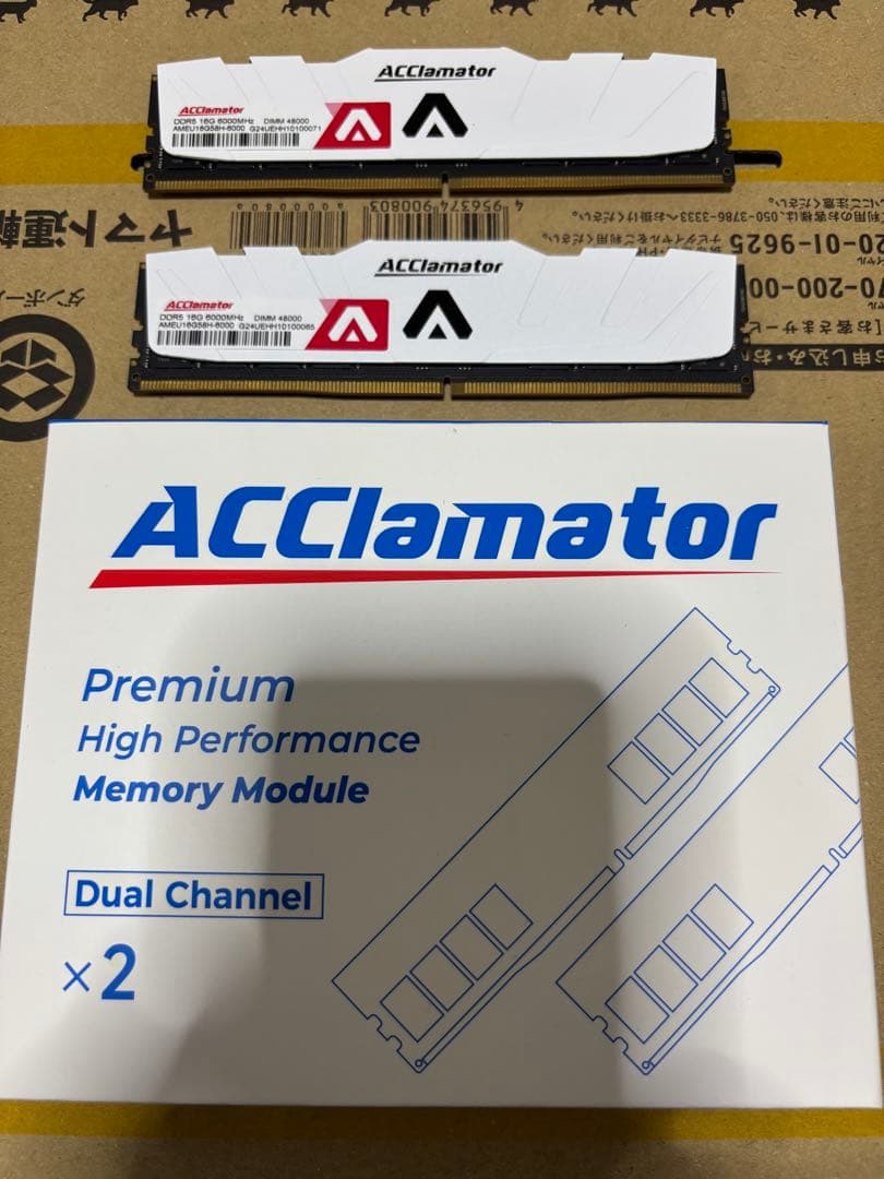 DDR5 6000 32GB(16GB×2) 中古美品