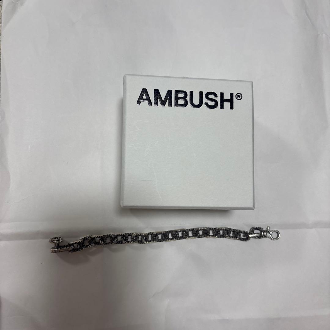 AMBUSH ブレスレット　small textured chain
