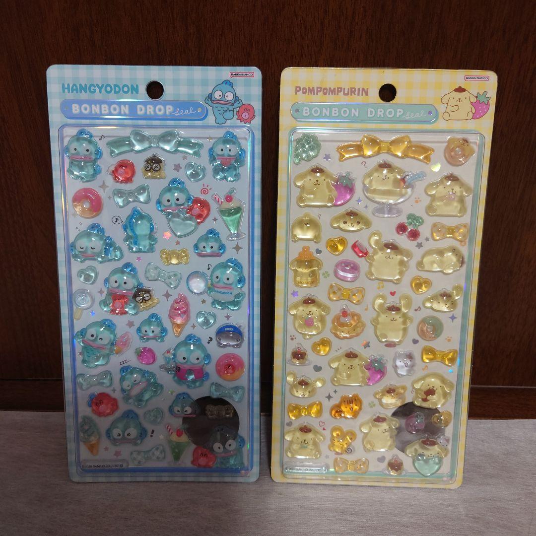 正規品　ボンボンドロップシール　サンリオ　７枚
