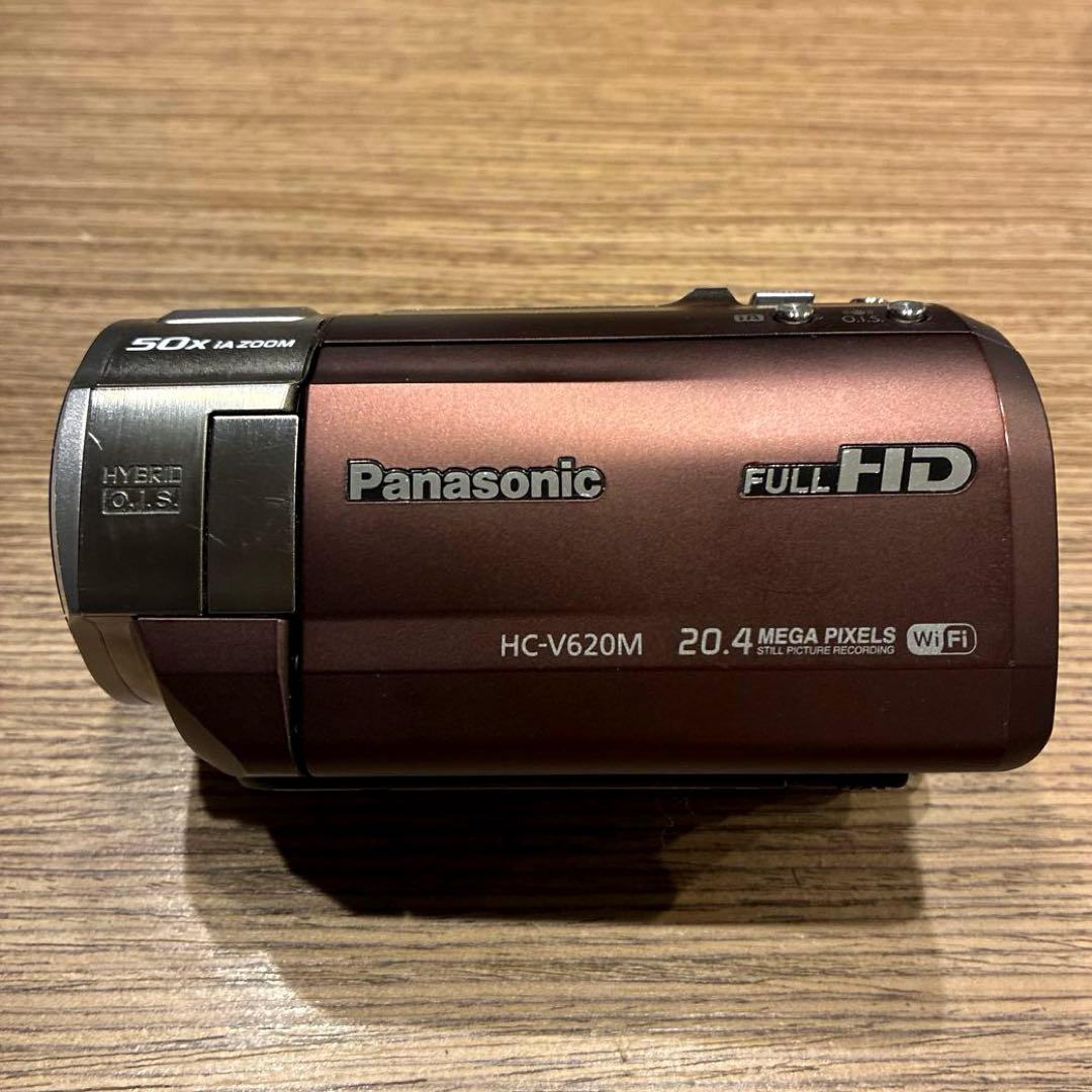 Panasonic ビデオカメラ　HC-V620M ブラウン