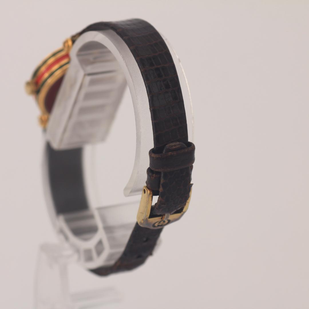 稼働品 グッチ GUCCI シェリーライン ヴィンテージ ゴールド 腕時計 箱付