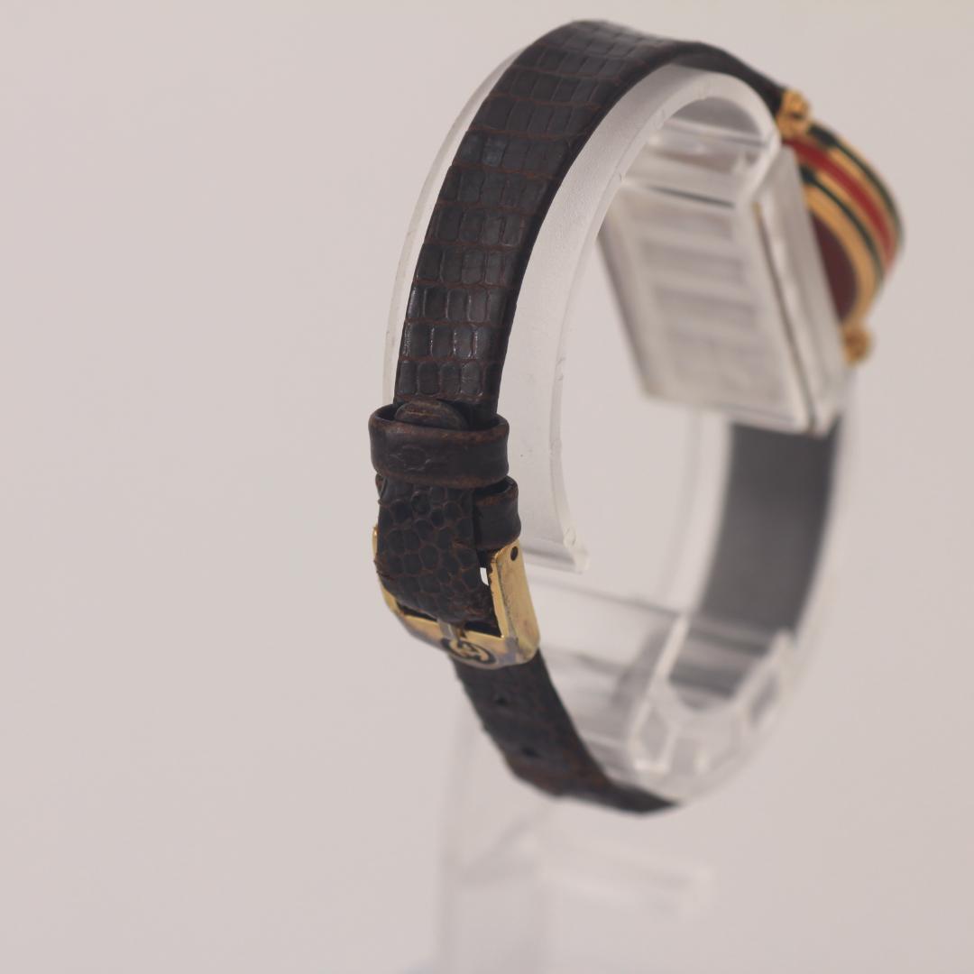 稼働品 グッチ GUCCI シェリーライン ヴィンテージ ゴールド 腕時計 箱付
