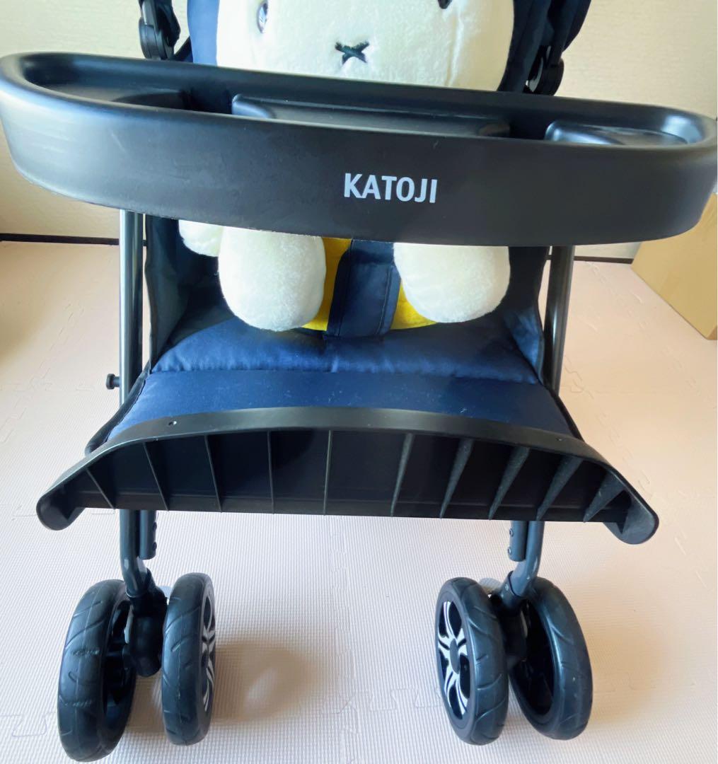 カトージ　KATOJI 二人乗りベビーカー　二人でゴー　遮光カバー付き
