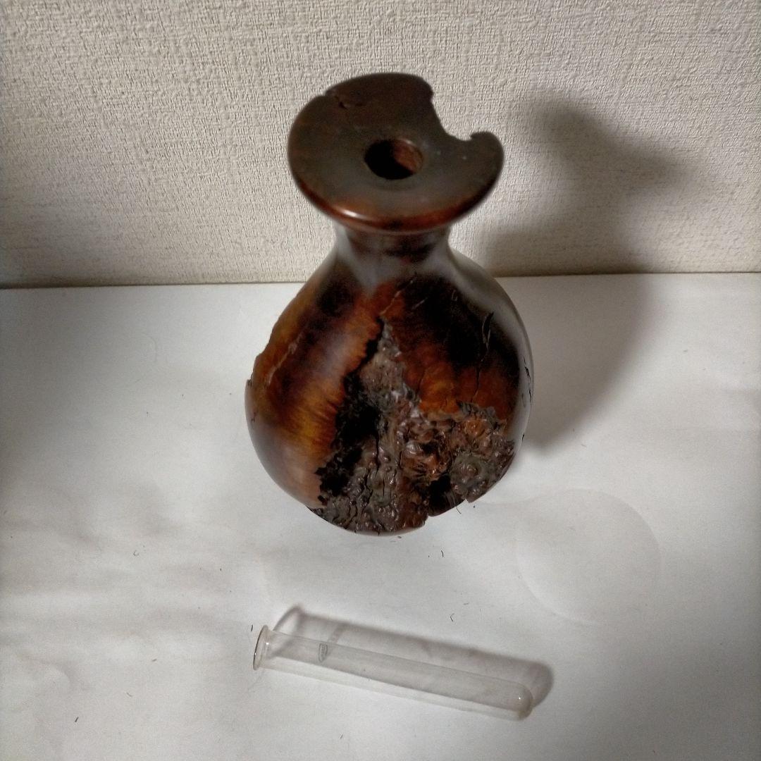 天然木瘤一輪挿し　ビンテージ