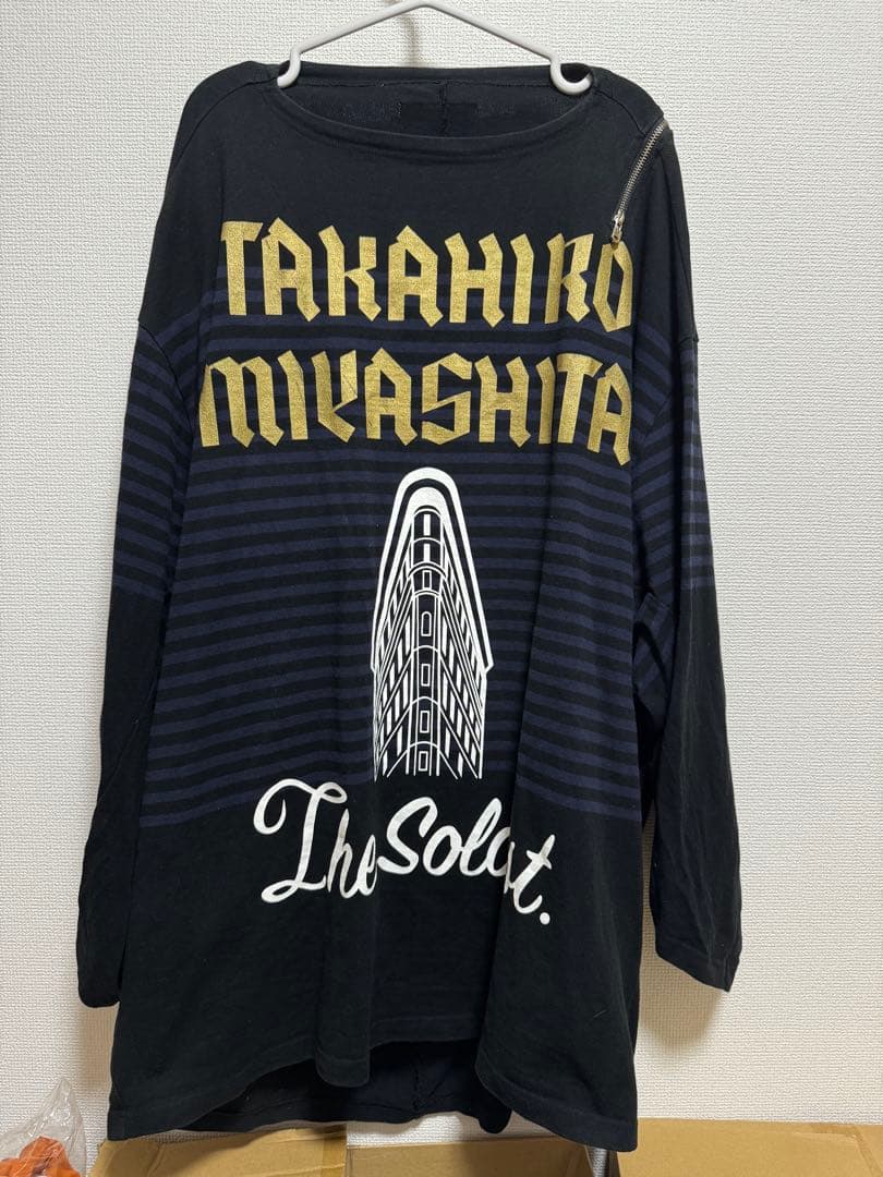 Takahiro Miyashita the soloistストライプカットソー