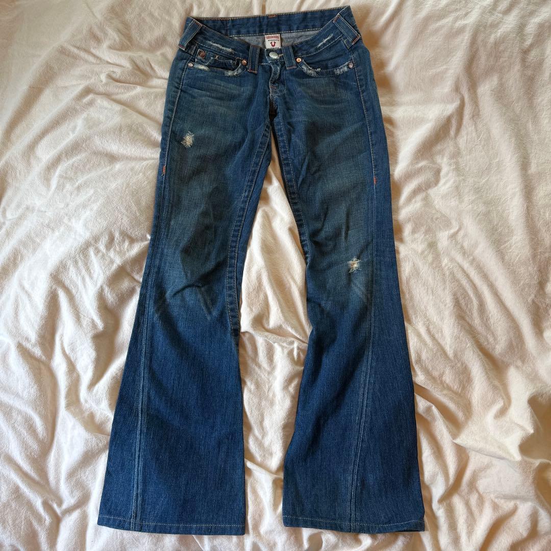 TRUE RELIGION flaredenimpants Y2Kグランジ00s