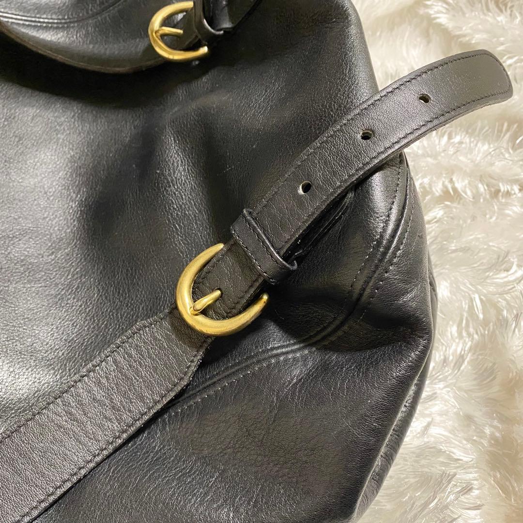 コーチ COACH オールドコーチ リュック レザー ブラック 4134