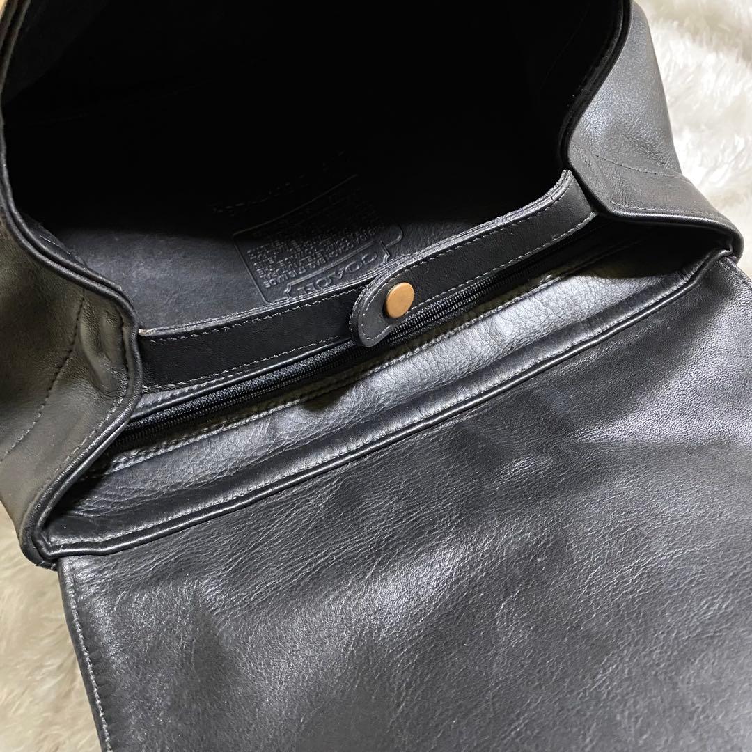 コーチ COACH オールドコーチ リュック レザー ブラック 4134