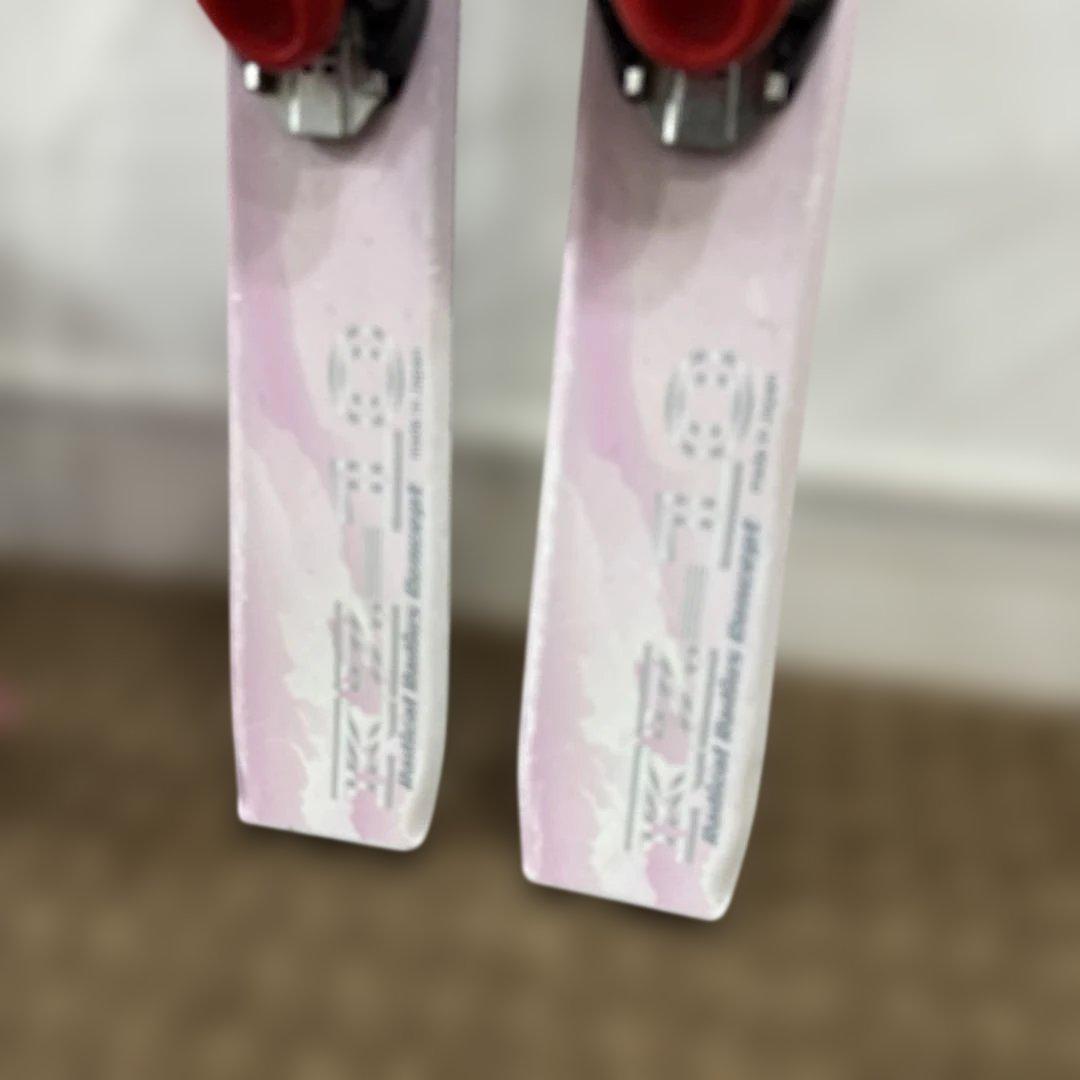 スキー3点セット スキー板110cm　ブーツ20cm　ストック80cm 女の子