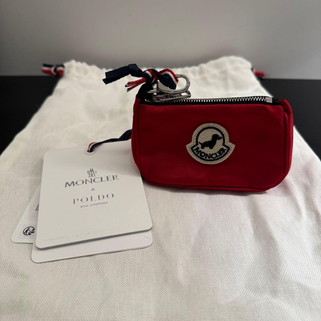 ドッグ ポーチ 犬 MONCLER モンクレール サケッティ レッド 赤 バッグ