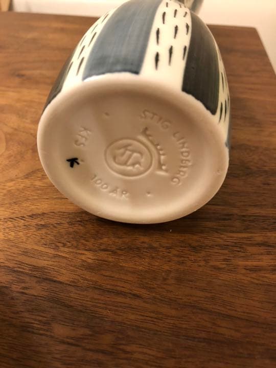 スティグ　リンドベリ　100周年　花瓶　ベース　レア