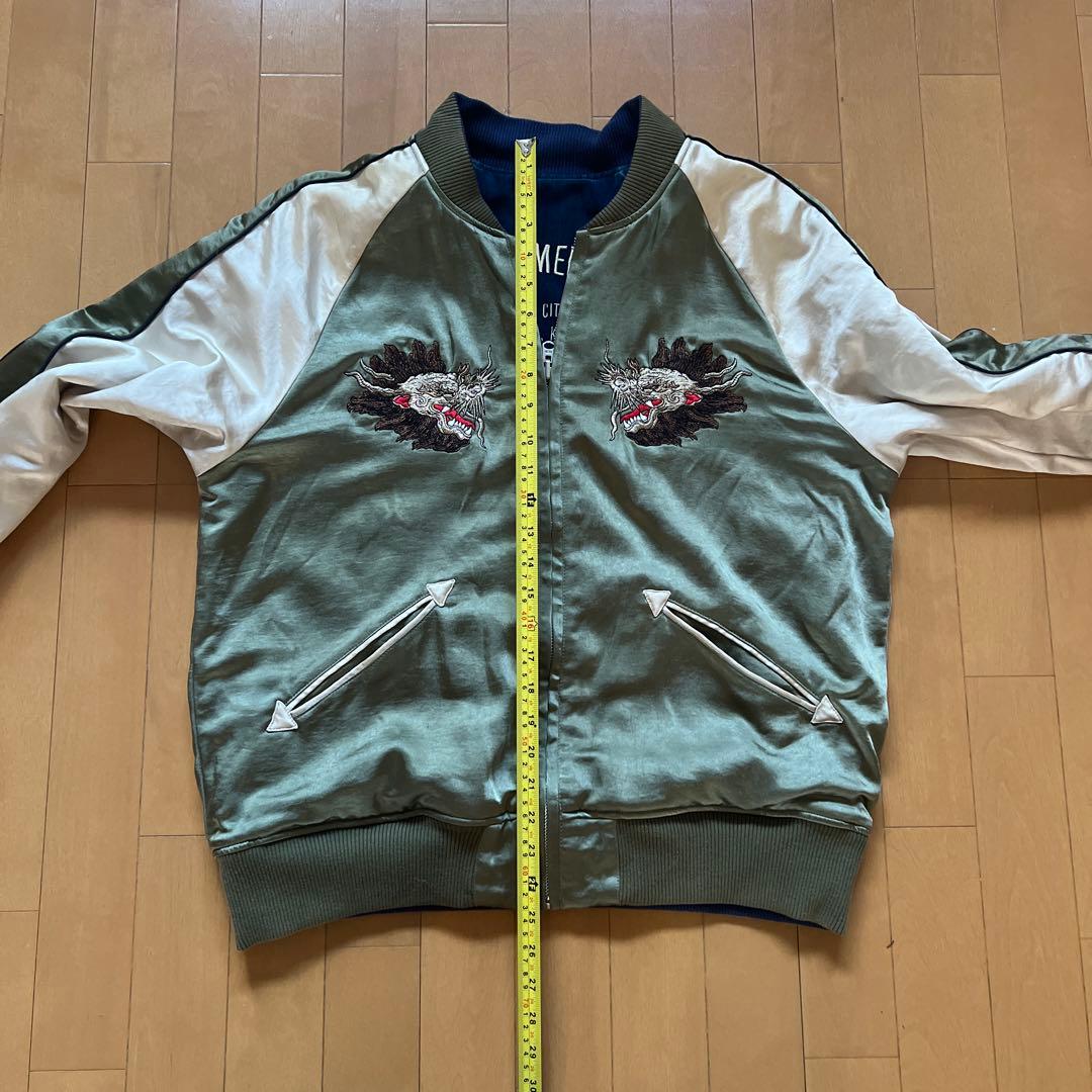 GRS GrowthRing & Supply リバーシブルスカジャン メンズL