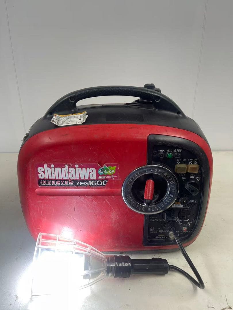 shindaiwa インバーター発電機 IEG1600M 防音 50/60Hz