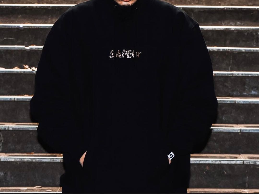 き*ず様 SAPEur サプール ロッドマン レオパード フーディ ブラック X