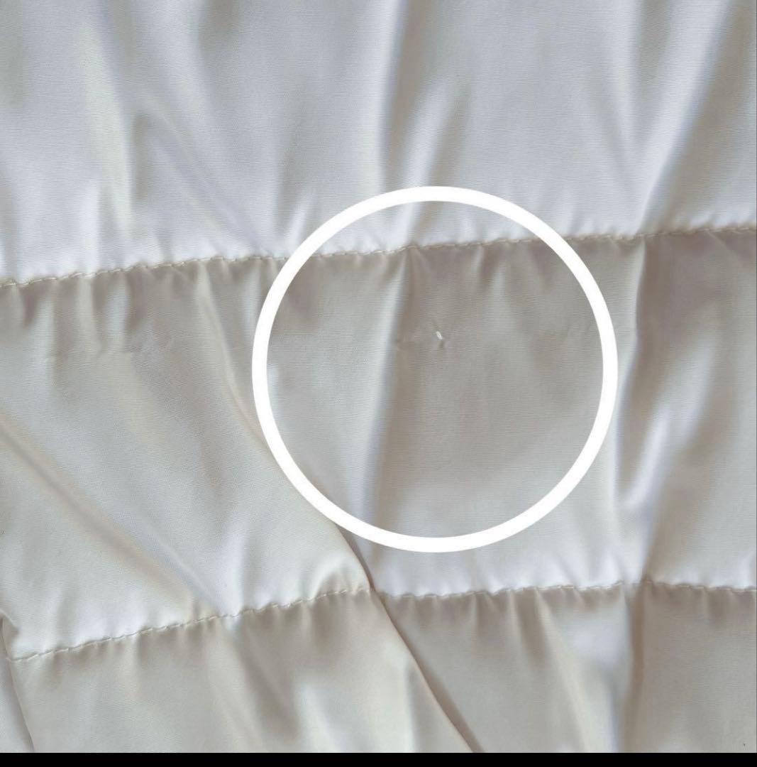 S*》様 【美品】ZARA ザラ ファー付きダウンジャケット Ｌ白 ウエストシェ