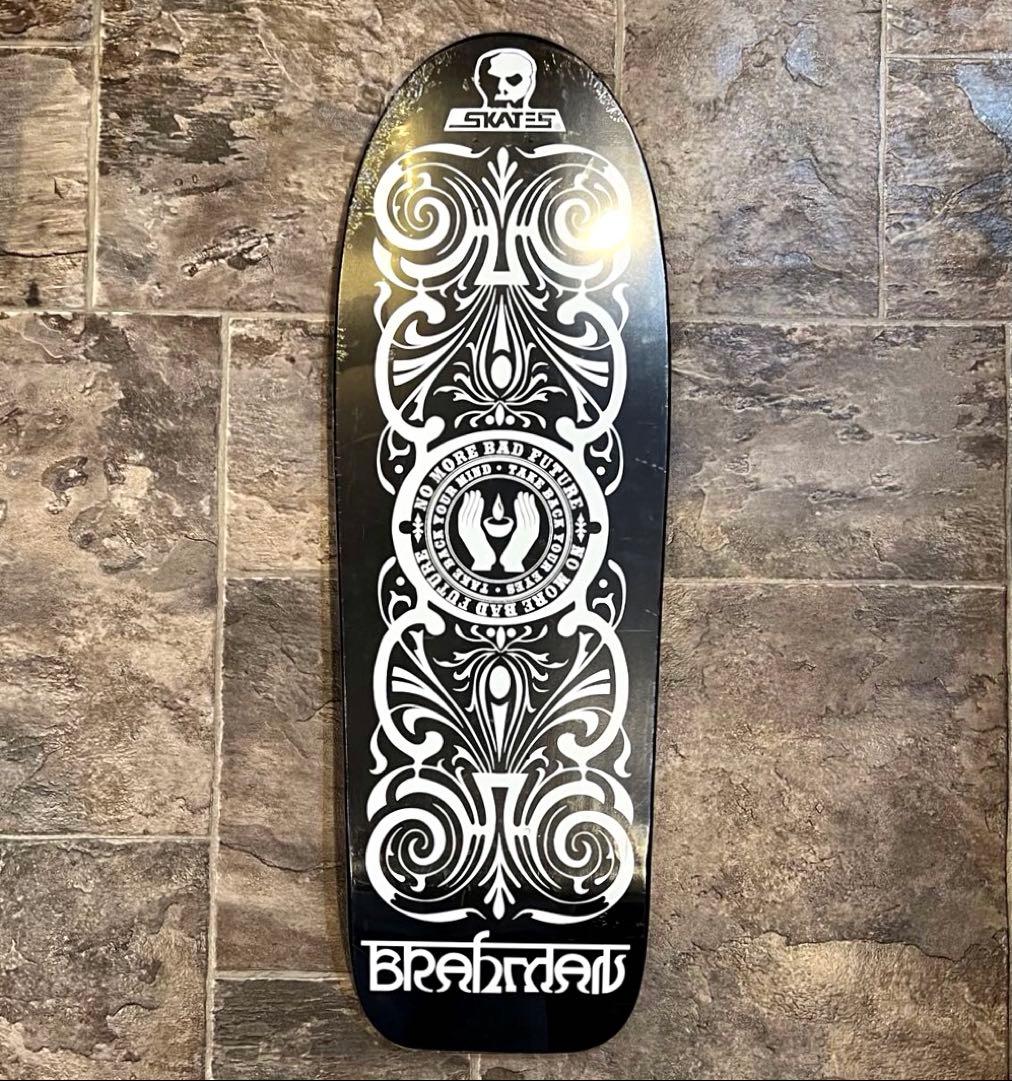 【新品】受注生産品SKULL SKATES×BRAHMAN 限定スケートデッキ黒