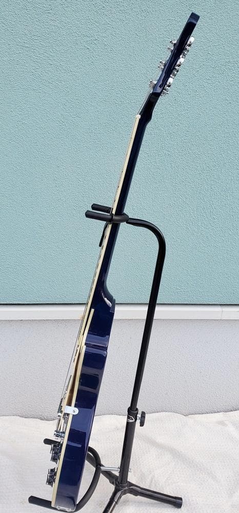 C145　Grote　レスポールタイプ　エレキギター　ブルー系　音出しOK