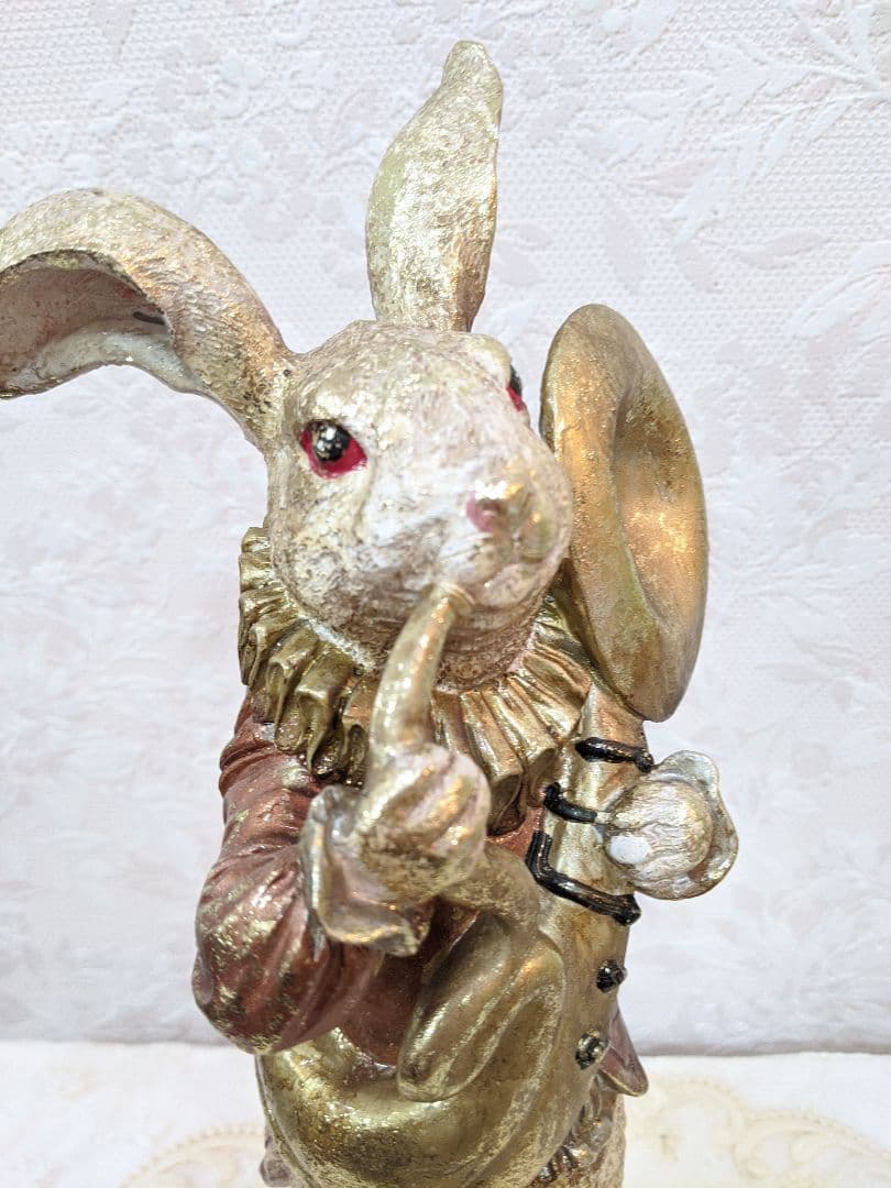 【お値下げ】ウサギの置物♡バロック調スタイル♡ロココ調♡アンティーク♡