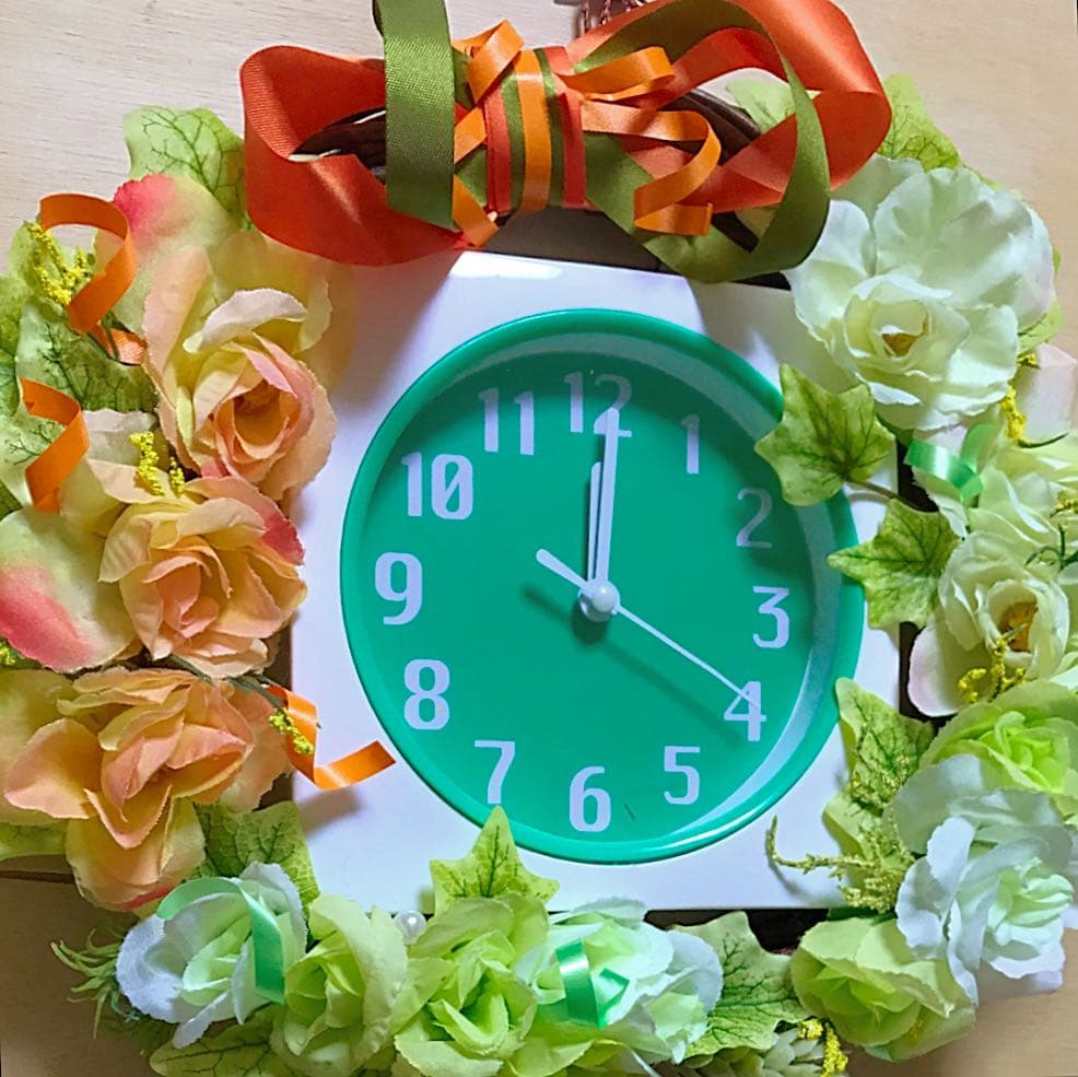 ❣️プリザービングプリザーブド壁時計❣️