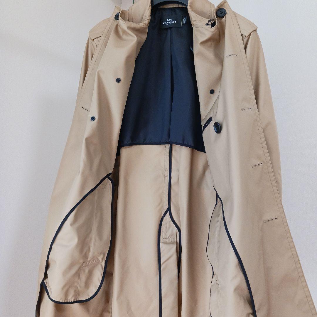 【美品】COACH トレンチコート メンズMサイズ ベージュ