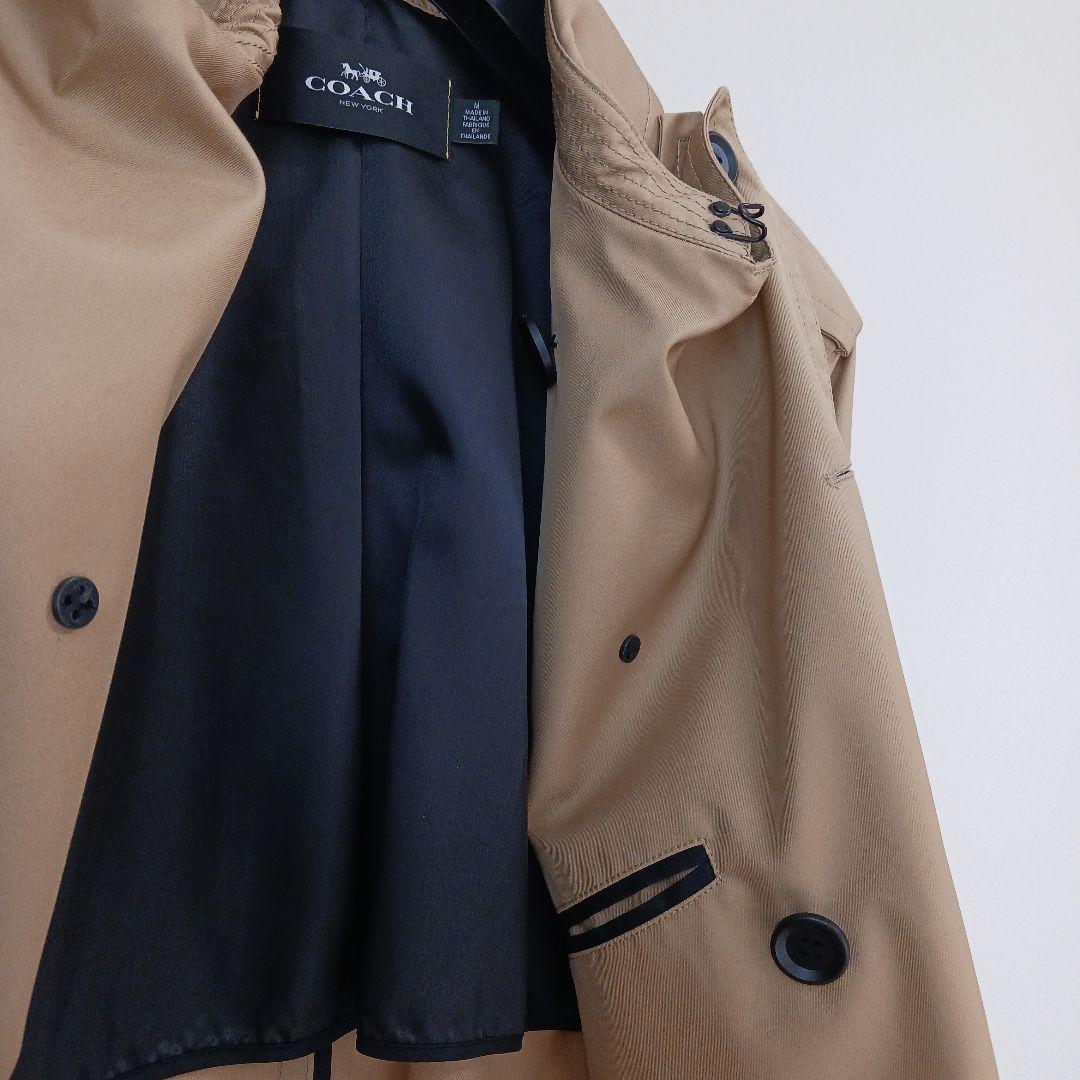 【美品】COACH トレンチコート メンズMサイズ ベージュ