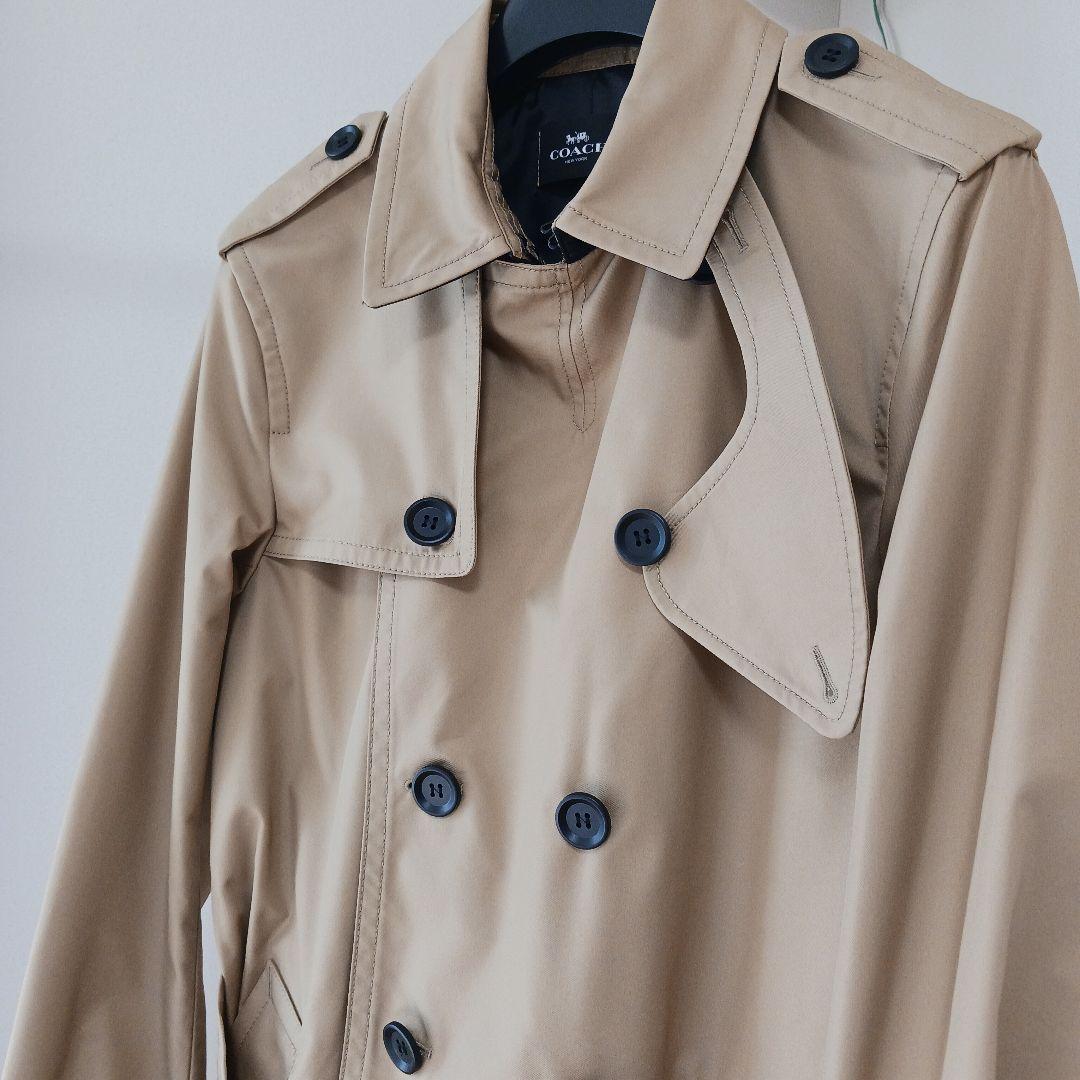 【美品】COACH トレンチコート メンズMサイズ ベージュ