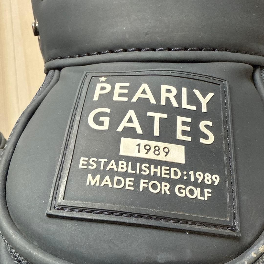 パーリーゲイツ　キャディバッグ　　トーナメントモデル　黒　ブラック