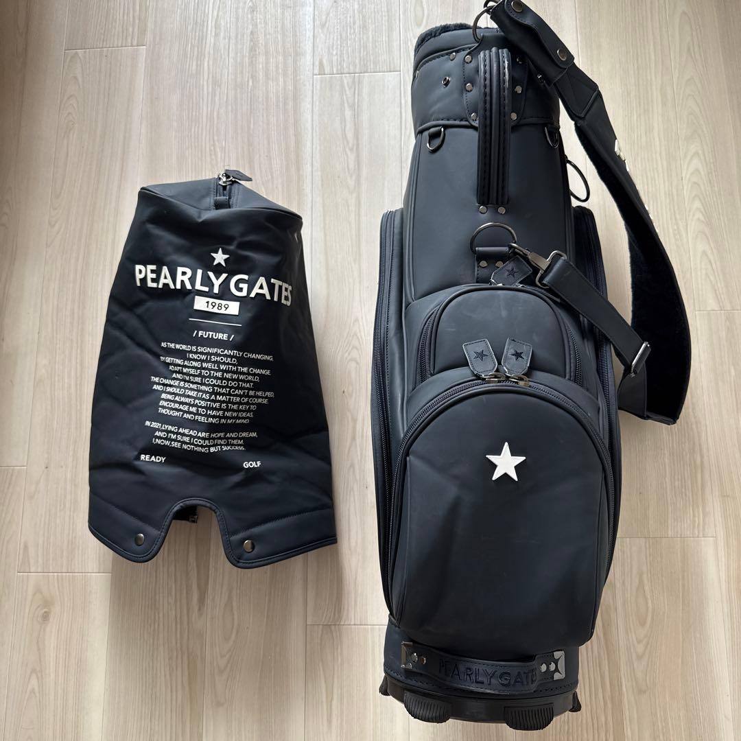 パーリーゲイツ　キャディバッグ　　トーナメントモデル　黒　ブラック