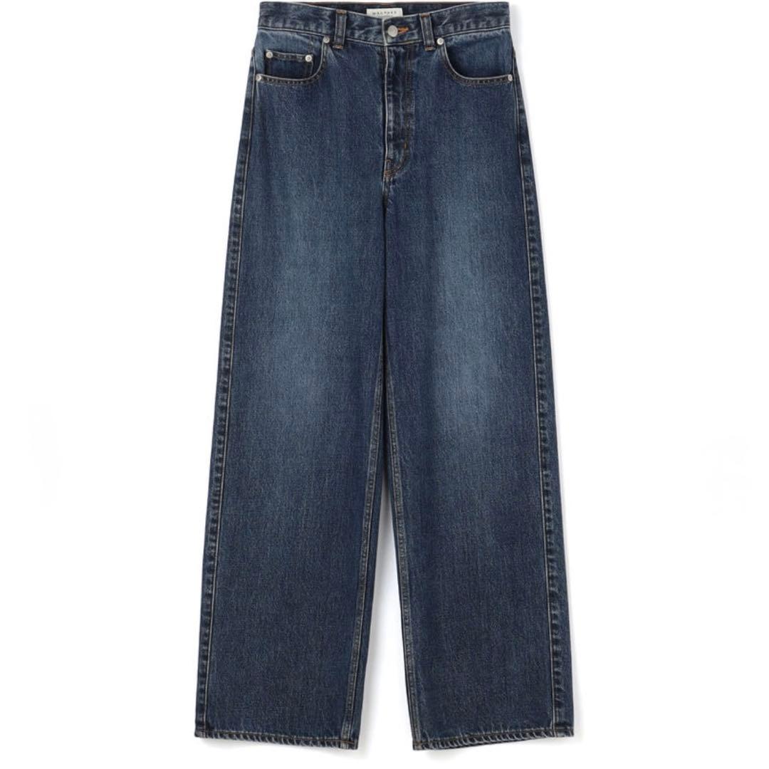 ☆新品タグ付☆ 現行モデル MACPHEE ワイドデニム 日本製 L相当 36
