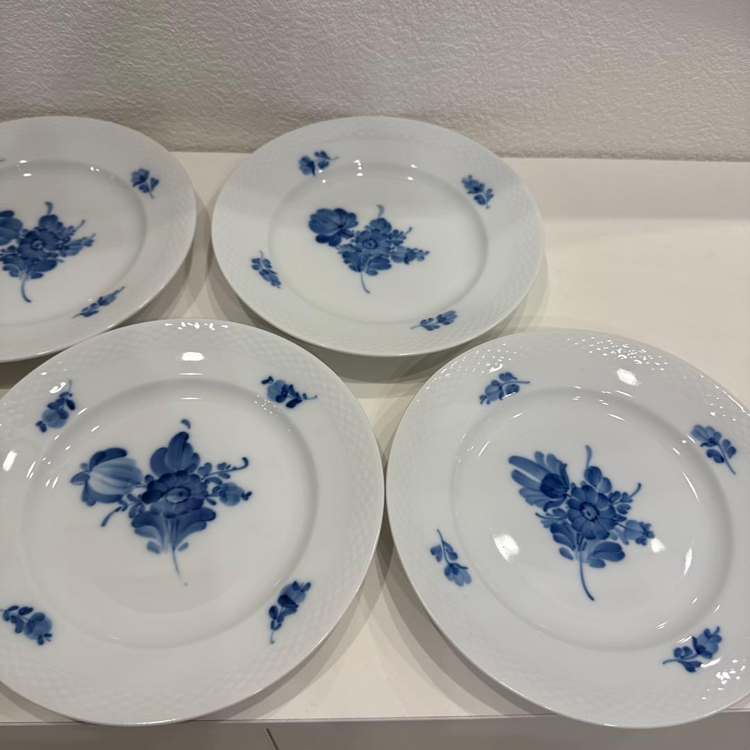 ロイヤルコペンハーゲン ブルーフラワープレイン 皿 5枚セット